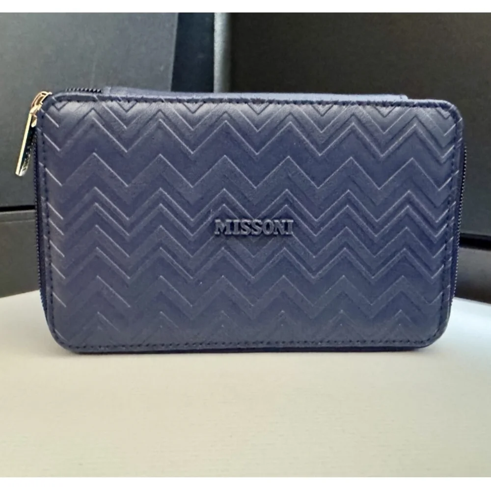 Missoni x Delta One Exclusive Blue Zigzag Accessory Case